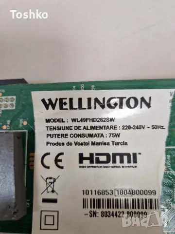 WELLINGTON WL49FHD282SW MAIN  17MB211S POWER 17IPS12 TCON 6870C-0532B PANEL VES490UNDL-2D-N11, снимка 2 - Части и Платки - 50022820