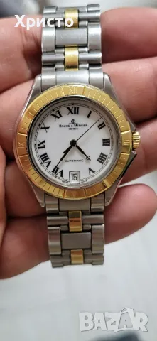 Baume et Mercier Malibu automatic 18k gold bezel and links 36 mm, снимка 1 - Мъжки - 45020726