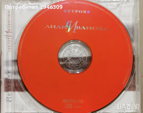 Лили Иванова - Ветрове(2000), снимка 3 - CD дискове - 48201336