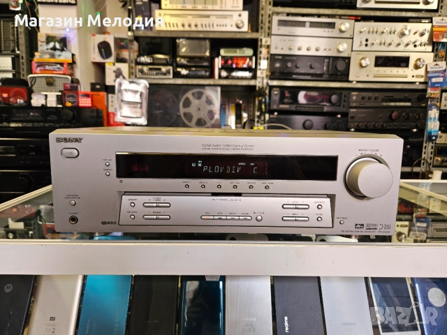 Ресийвър SONY STR-DE595 5.1  В перфектно техническо и много добро визуално състояние. Съраунд режим: