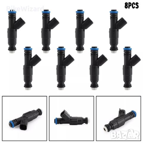 8PCS горивни инжектори подходящи за Mercruiser V8 350 MAG 5.0 4.3 6.2 885176 0280156081 НОВИ, снимка 3 - Части - 46649787