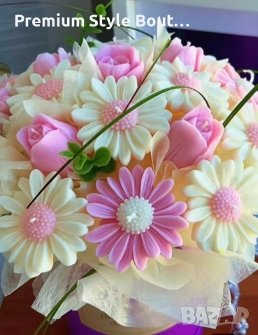 букет от соеви свещи , снимка 5 - Декорация за дома - 54004913