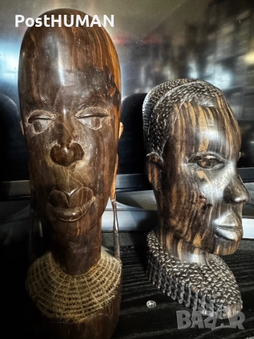 Африкански бюст -Глави - Африка, снимка 16 - Колекции - 52421300