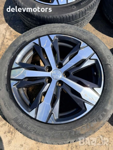 5x108 18 цола алуминиеви джанти 7.5J ET49, 65.1 мм централен отвор от Peugeot 5008 2021г., снимка 8 - Гуми и джанти - 54300559