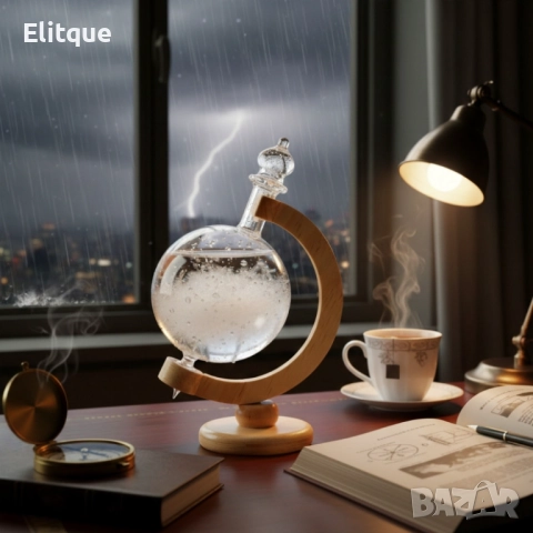 Красив глобус с кристали които предсказват времето TQY1