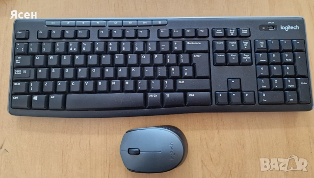 Продавам Logitech combo - клавиатура МК270 и мишка М170