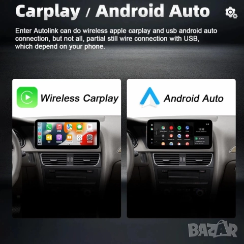 Мултимедия, за Audi A4, A4L, A5, B8, Двоен дин, Android, 10.25", навигация, Андроид, MMI, дисплей, снимка 4 - Аксесоари и консумативи - 52822413