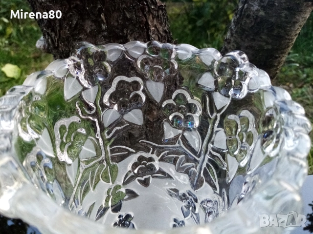 * Walther Glass * - кристална ваза !, снимка 3 - Вази - 52268567