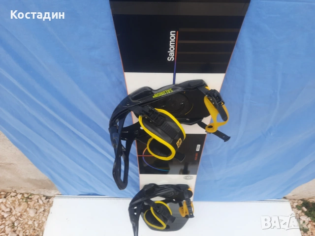 Сноуборд 155см. Salomon Huck Knife RTL Wide с автомати, снимка 4 - Зимни спортове - 53205887