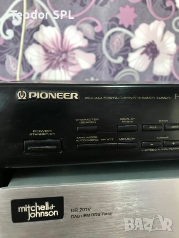 Фм тунер радио Pioneer , снимка 4 - Радиокасетофони, транзистори - 46096041