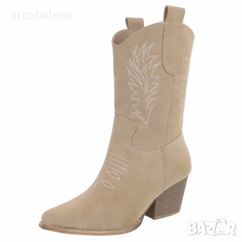 Дамски уестърн и байкърски ботуши, 3цвята , снимка 2 - Дамски ботуши - 51762577