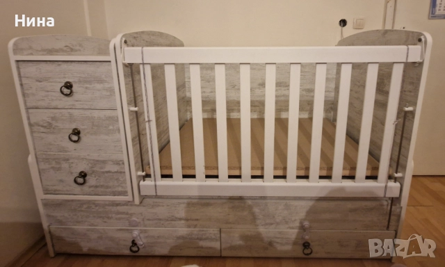 Детско Трансформиращо се легло Лейди антик Dizain baby, снимка 1