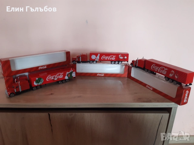 Колекция камиончета на Coca-Cola от 2025/26та год.Чисто нови, снимка 4 - Колекции - 53487134