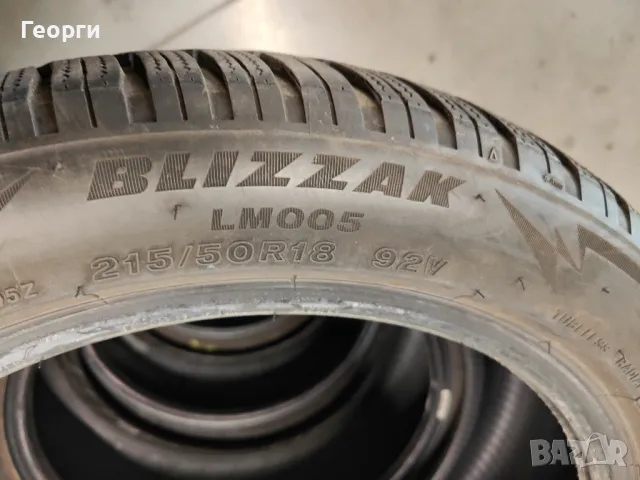 2бр.зимни гуми 215/50/18 Bridgestone, снимка 4 - Гуми и джанти - 47912117