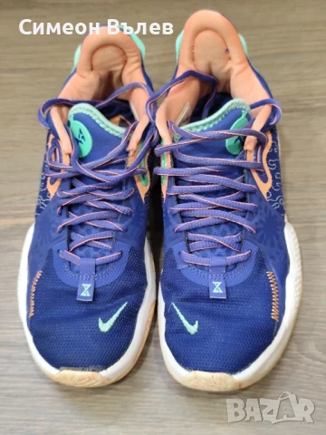 Баскетболни обувки - Size 9 - Nike PG 5 LA Drip - CW3143-400, снимка 3 - Баскетбол - 51096319