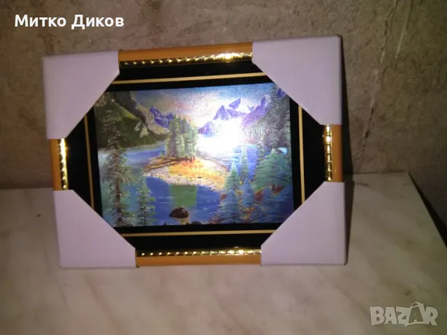Картина 3 D пейзаж нови 3 броя 24х18см, снимка 3 - Картини - 50113309