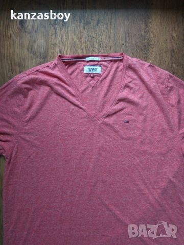 Tommy Jeans T-shirt - страхотна мъжка тениска ХЛ, снимка 3 - Тениски - 45456164