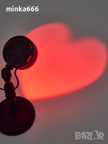 LED лампа прожекция на сърце, снимка 2 - Лед осветление - 53248449