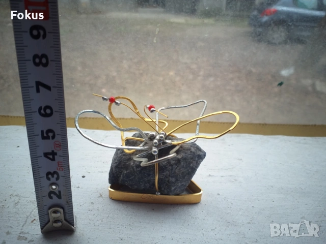 Пластика камък с подпис, снимка 6 - Антикварни и старинни предмети - 53503363