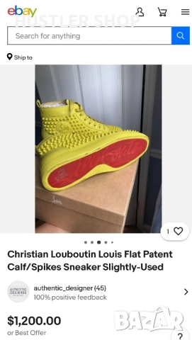 Сникърси CHRISTIAN LOUBOUTIN.Номер 38, снимка 11 - Дамски ежедневни обувки - 51924119