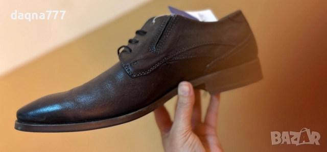 Страхотни ръчно изработени швейцарски обувки Fretz Man № 46, снимка 14 - Официални обувки - 51678561