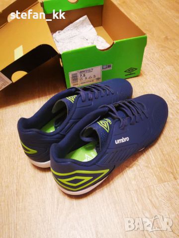 Маратонки UMBRO navy fluo green нови N42, снимка 5 - Маратонки - 46594552