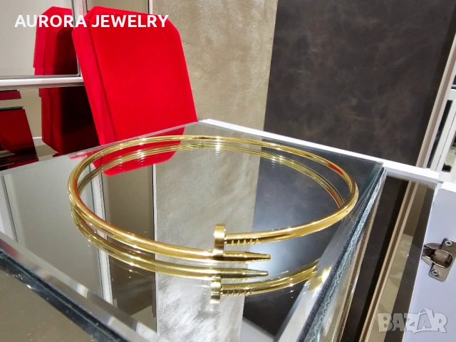 CARTIER Nail Juste un Clou Classic Gold Колие Пирон