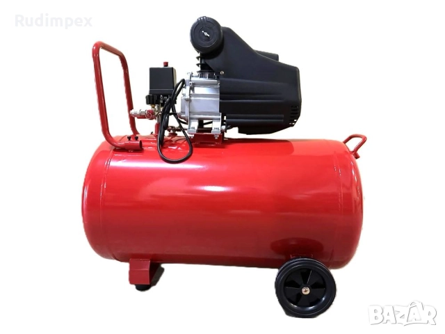 Компресор за въздух 100 л, 8 бара,  професионален, гаранция 2 години, снимка 6 - Други машини и части - 52840755
