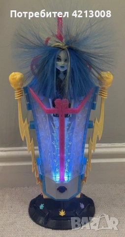 Monster High / Монстър Хай Freaky Fusion станция с кукла Франки, снимка 2 - Колекции - 53576524