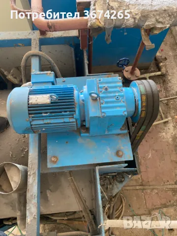 Ел. двигател  с редуктор, снимка 1