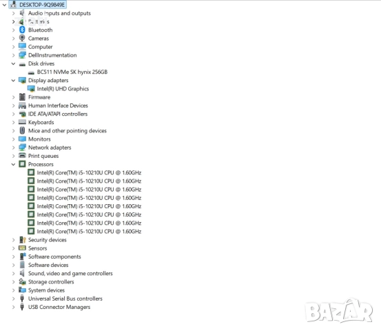 Лаптоп Dell Latitude 3510 15.6" i5-10210U 1.60GHz/RAM 16GB/SSD 256GB/ Windows 11 Pro, снимка 9 - Лаптопи за работа - 52483655