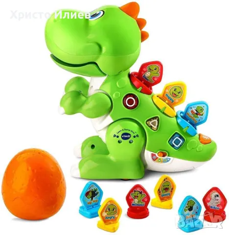 Интераткивен динозавър Дино учи и танцувай Vtech Learn & Dance Dino, снимка 5 - Образователни игри - 48389926