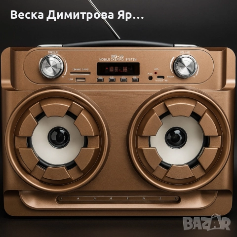 Мобилна тонколона MS-55 – мощен звук навсякъде, без компромиси, снимка 2 - Тонколони - 51462636
