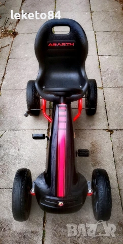 Картинг Abarth Pedal Go Kart с меки EVA гуми