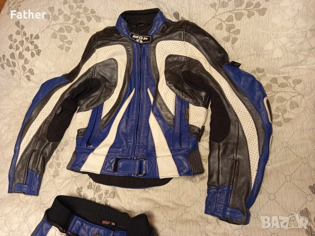 Дамски кожен мото екип MQP размер 38, снимка 4 - Аксесоари и консумативи - 53932657