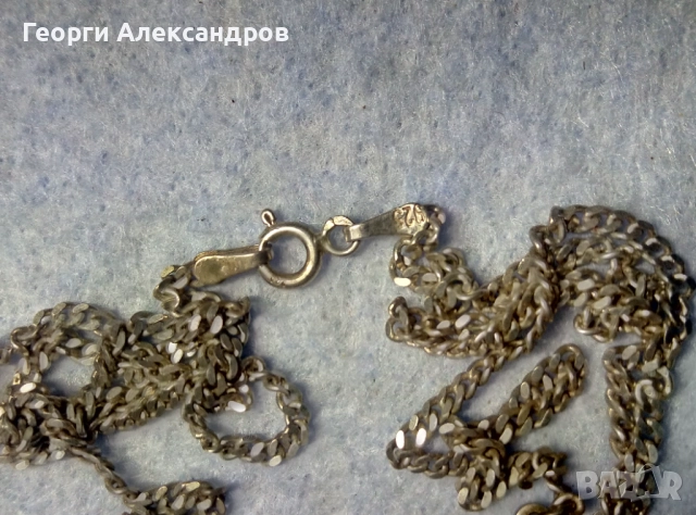 Разкошно СКЪПОЦЕННО СРЕБЪРНО КОЛИЕ За Йоана СРЕБРО 925 с БЯЛА ПОЗЛАТА и Фасетирани БЛЕСТЯЩИ ЦИРКОНИ, снимка 10 - Колиета, медальони, синджири - 52776276