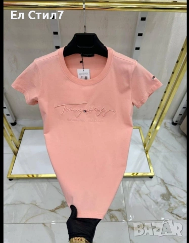 Дамски Тениски С М Л ХЛ Ххл Цена 18 € Еконт, снимка 12 - Тениски - 53611662