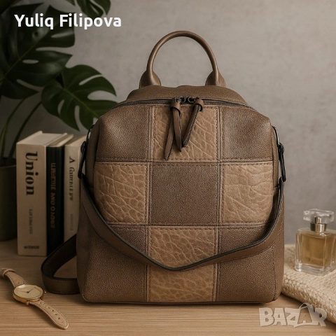 Многофункционална дамска раница-чанта, снимка 4 - Раници - 51664508