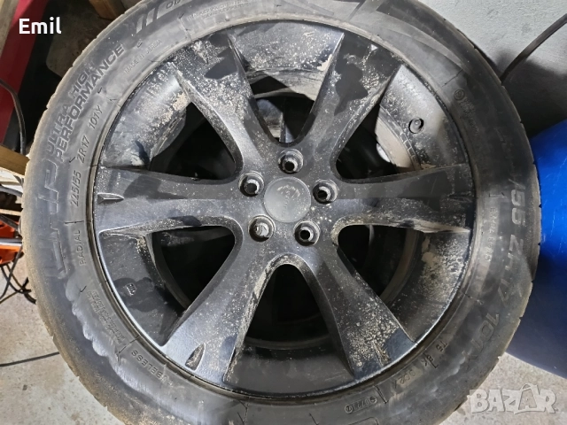 джанти с гуми за субару 225/55/17, снимка 3 - Гуми и джанти - 52185133