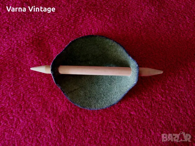 Шнола за коса естветсвена кожа. handmade., снимка 2 - Аксесоари за коса - 49889904