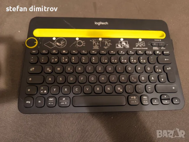 Logitech K480 Bluetooth клавиатура , снимка 5 - Клавиатури и мишки - 47046279