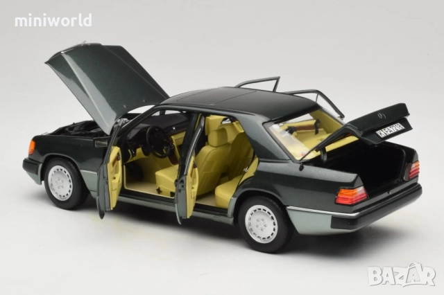 Mercedes-Brnz 230 E W124 1990 - мащаб 1:18 на Norev моделът е нов в кутия, снимка 3 - Колекции - 45502550