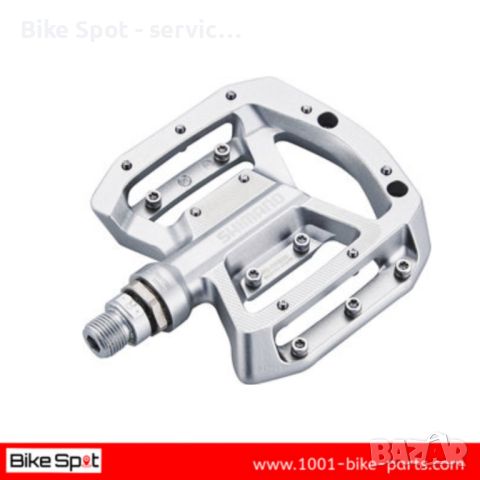 Shimano PD-GR500 Saint DH Silver Flat Pedals Педали Шимано, снимка 1 - Части за велосипеди - 37489403