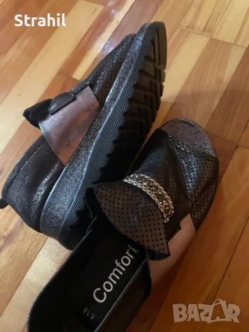 Обувки от естествена кожа с камъни, снимка 3 - Дамски ежедневни обувки - 51319689