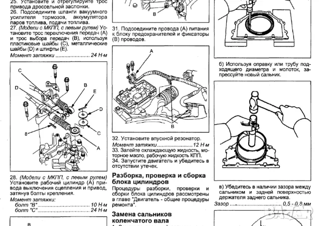 Honda Motors D13, D14, D15, D16 (ZC), D17- ръководство за ремонт, поддръжка и експлоатация./на CD/, снимка 9 - Специализирана литература - 47507159