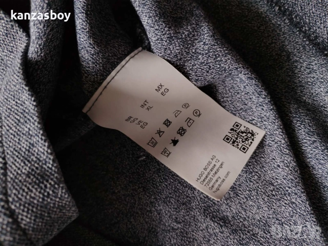 Boss Polo Paddy 50398302 Szary Regular Fit - мъжка тениска р-р XL, снимка 7 - Тениски - 52335145