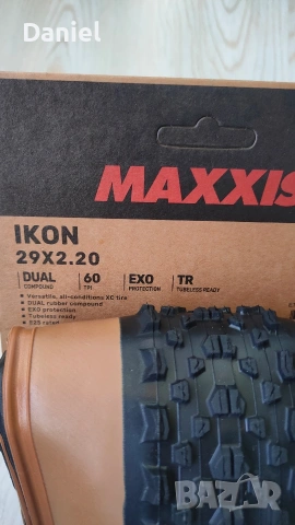 Гума Maxxis Icon 29x2.20 EXO TR, снимка 3 - Части за велосипеди - 54055801