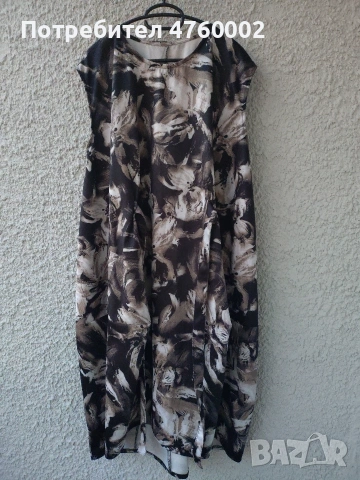 Рокля тип балон, снимка 2 - Рокли - 53771418