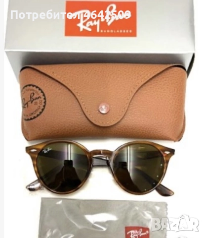 Оригинални Слънчеви Очила Ray Ban U V Protection ORB2180 Havana, снимка 5 - Слънчеви и диоптрични очила - 52365423