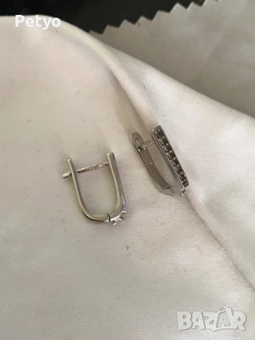 Дамски сребърни обеци , снимка 3 - Обеци - 54015667